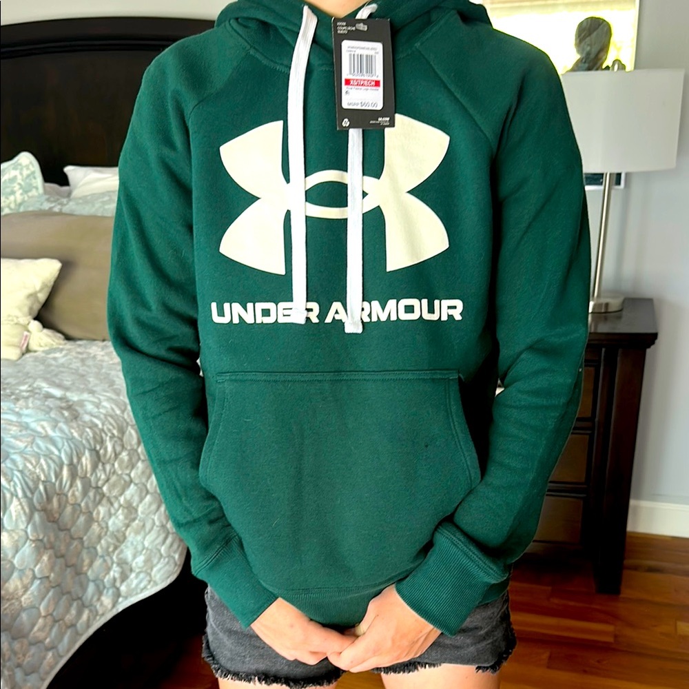 Under Armour Green Hoodie size extra small